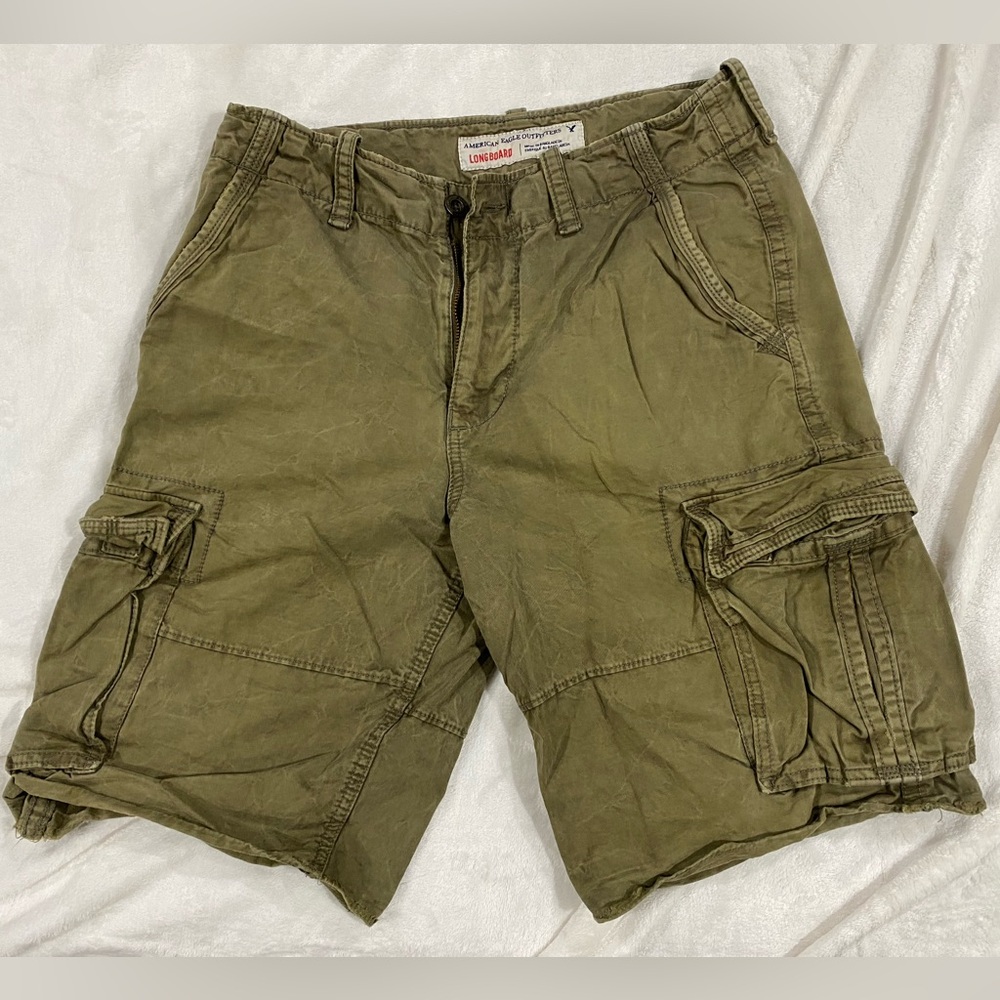 American Eagle Men’s Cargo Short - Olive Green
